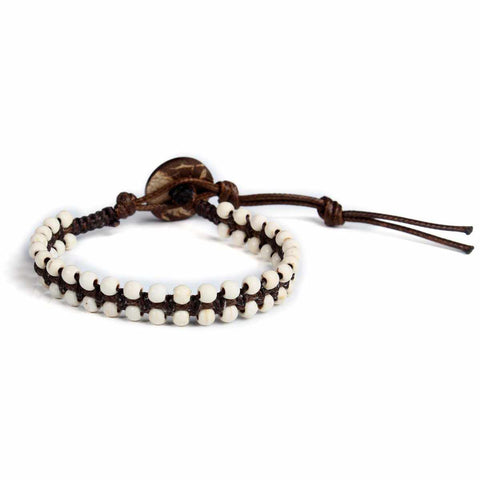 How Lite White Boho Bracelet-Bracelet-Lannaclothesdesign Shop-Lannaclothesdesign Shop