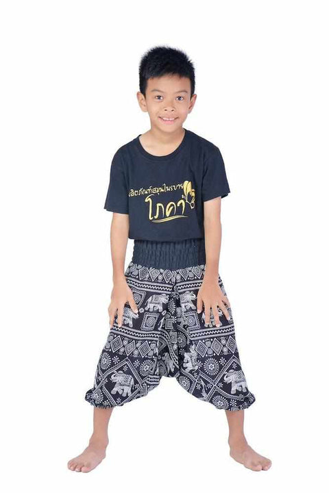 Kids Harem Jumpsuit Pants-Kids Jumpsuit-Lannaclothesdesign Shop-Lannaclothesdesign Shop