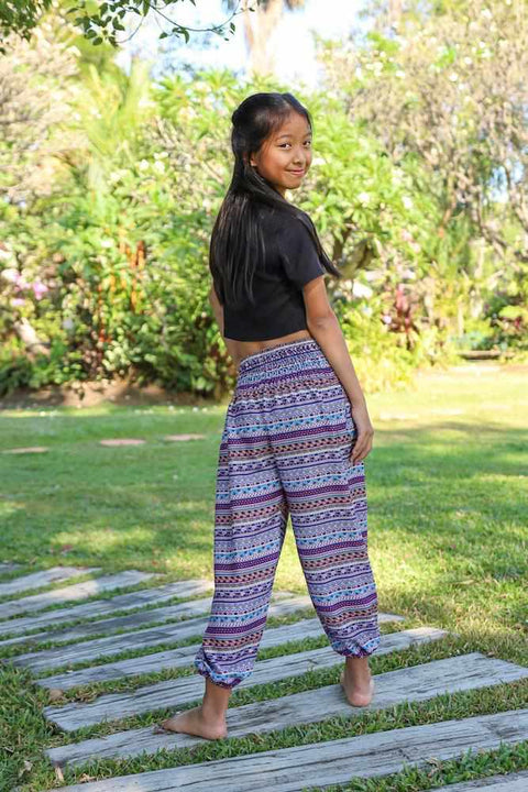 Women''s Rayon Print Smocked Waist Boho Pant Harem Yoga Hippie Palazzo  Summer Beach Pants at Rs 400/piece | हैरम पैंट्स in Jaipur | ID: 23008868633