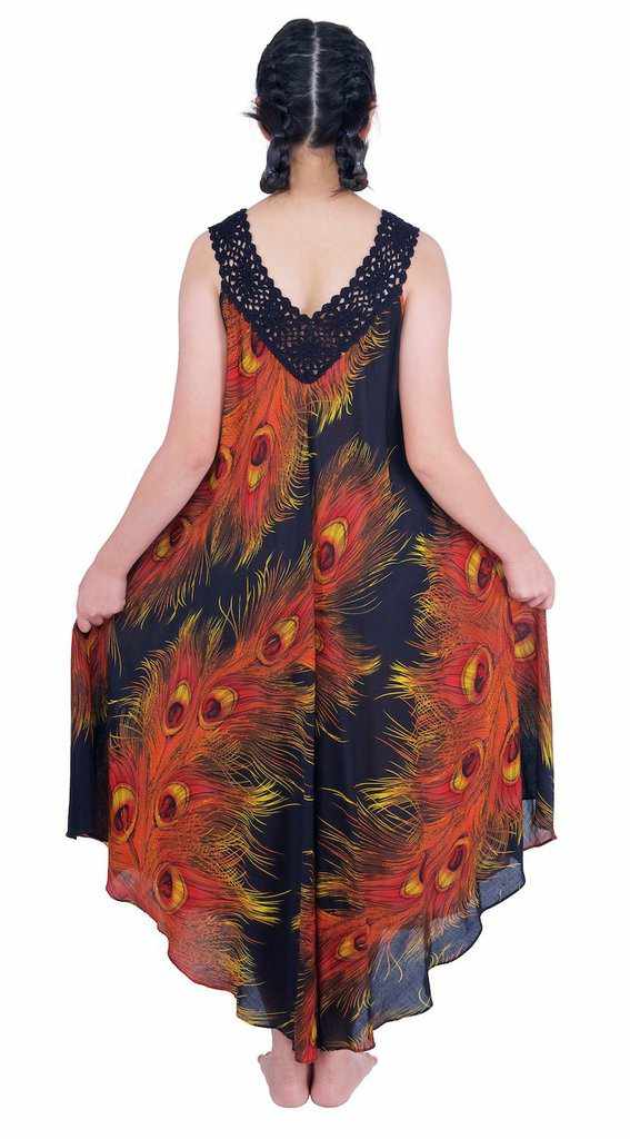 Long Sleeveless Dress Casual Fit V-Neck Crochet Lace-Dress-Lannaclothesdesign Shop-Lannaclothesdesign Shop
