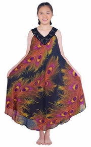 Long Sleeveless Dress Casual Fit V-Neck Crochet Lace-Dress-Lannaclothesdesign Shop-Pink-Lannaclothesdesign Shop