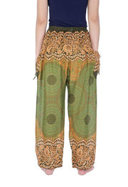 Mandala Harem Pants-Smocked-Lannaclothesdesign Shop-Lannaclothesdesign Shop