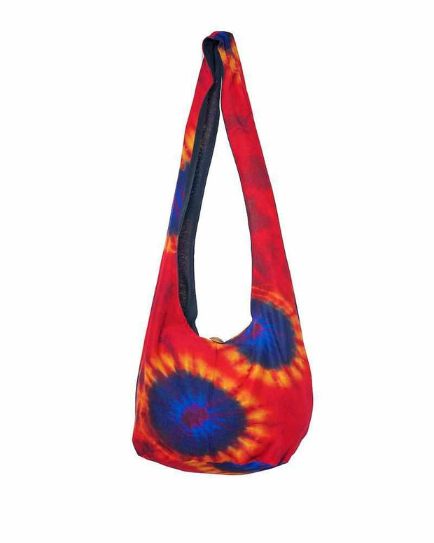Orange Blue Sling Purse-Bags-Lannaclothesdesign Shop-Lannaclothesdesign Shop