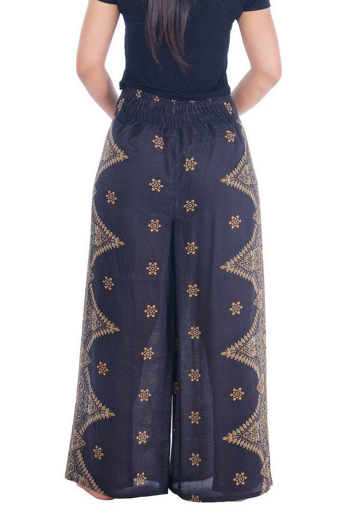 Peacock Flower Wide Legs - Lannaclothesdesign Shop