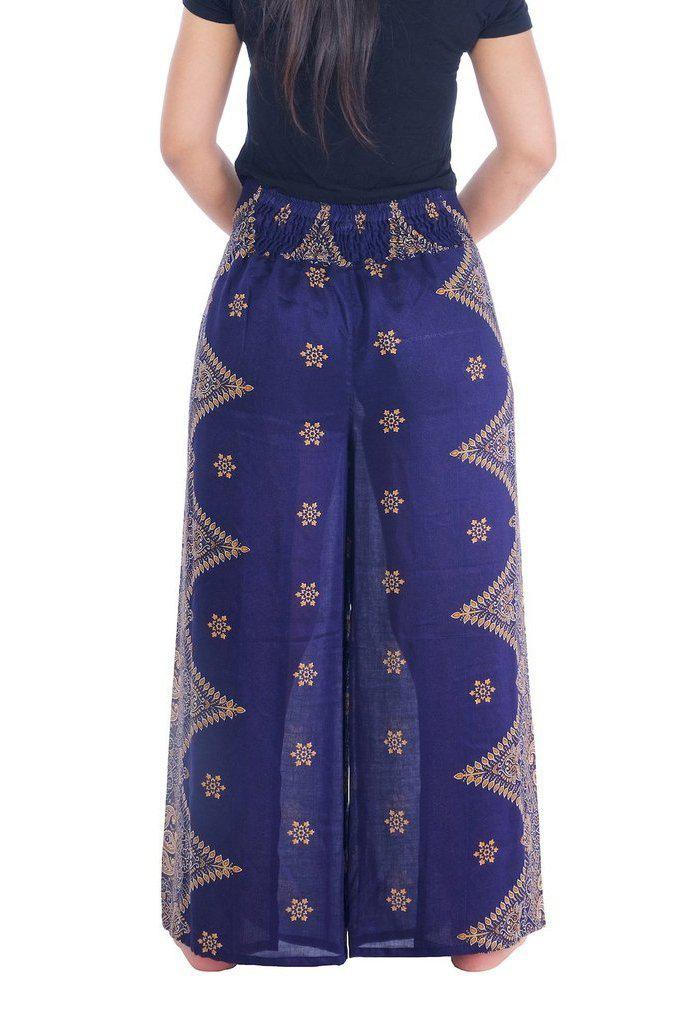 Peacock Flower Wide Legs - Lannaclothesdesign Shop