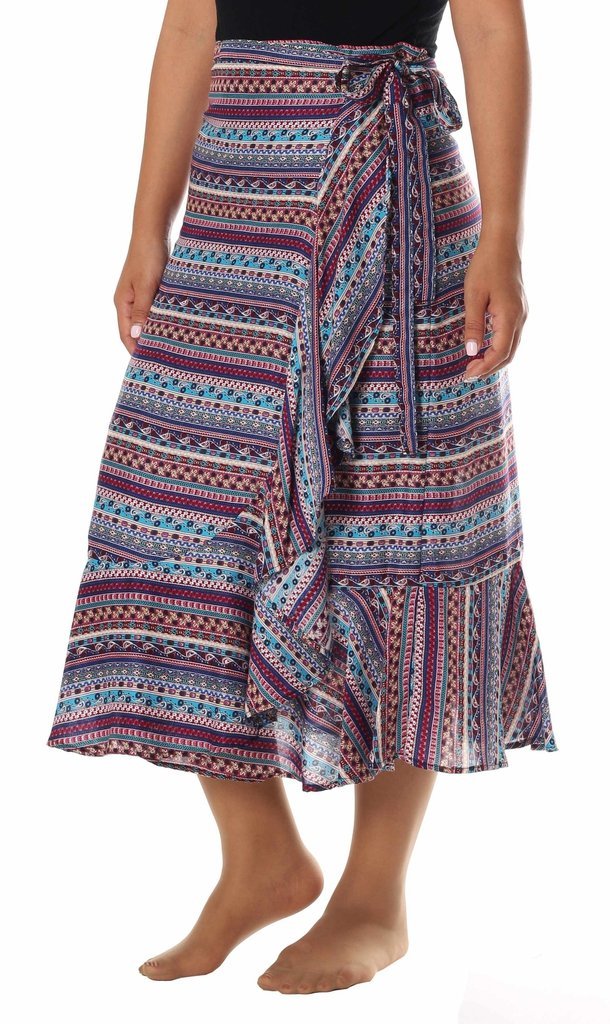 PURPLE HIGH WAISTED MIDI SKIRT - Lannaclothesdesign Shop