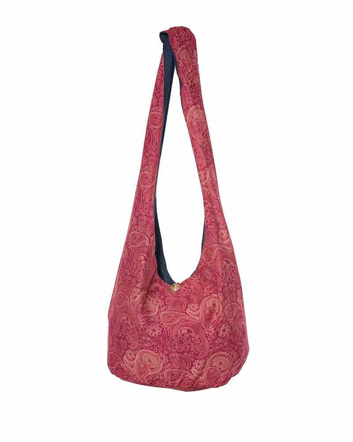 Red Print Sling Bag - Lannaclothesdesign Shop