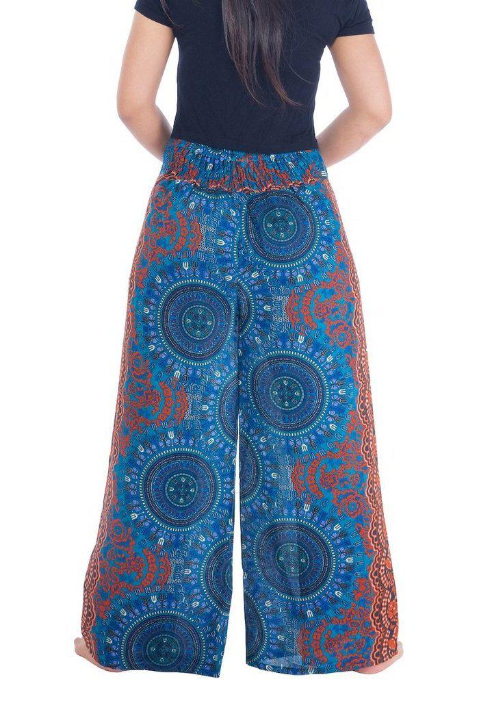 Rose Circle Wide Leg Pants - Lannaclothesdesign Shop