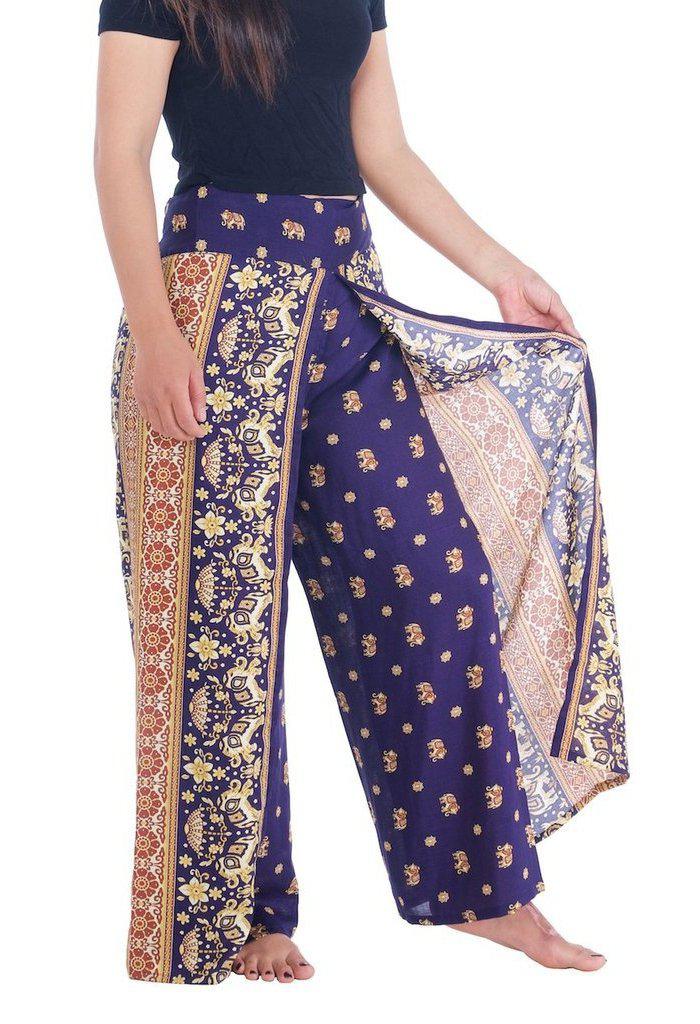 Small Elephant Wide Legs - Lannaclothesdesign Shop