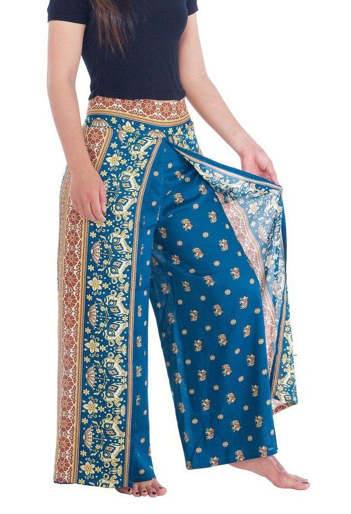 Small Elephant Wide Legs - Lannaclothesdesign Shop