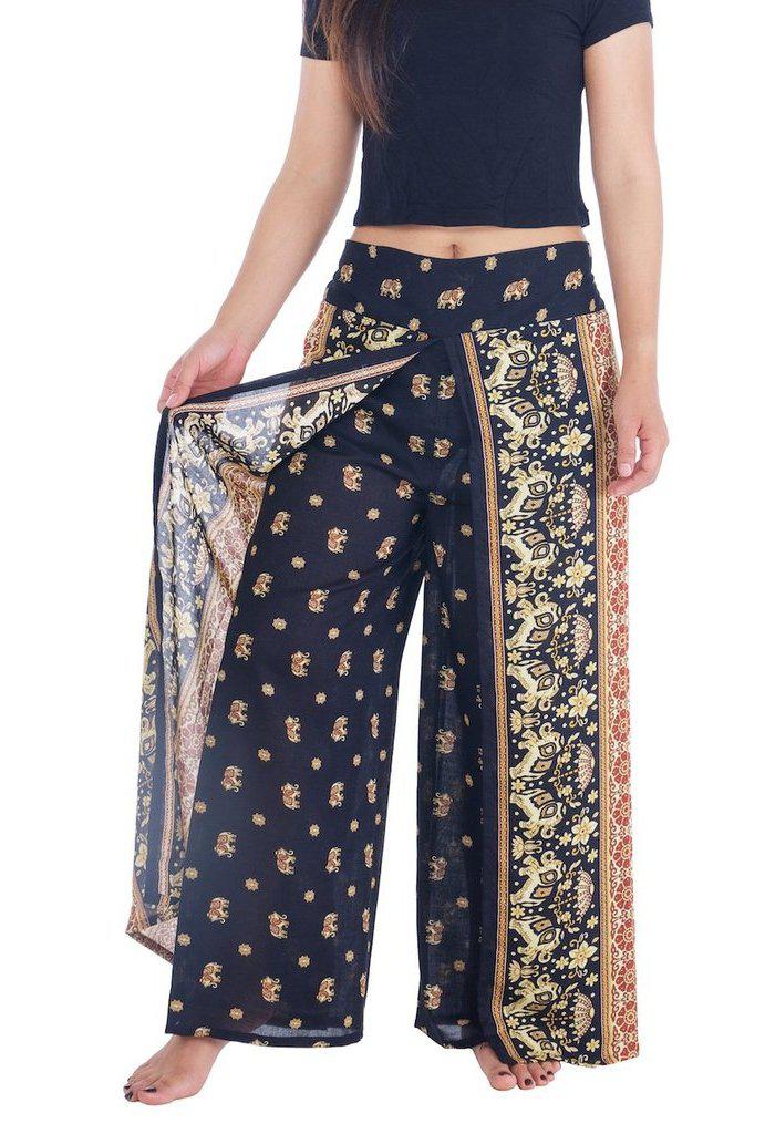 Small Elephant Wide Legs - Lannaclothesdesign Shop