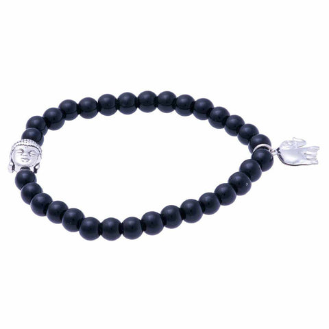 Stretchy Buddha and Elephant Bracelet-Bracelet-Lannaclothesdesign Shop-Lannaclothesdesign Shop