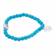 Stretchy Buddha and Elephant Bracelet-Bracelet-Lannaclothesdesign Shop-Lannaclothesdesign Shop