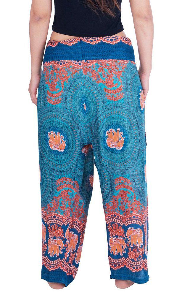 Thai Fisherman Pants Elephant Print - Lannaclothesdesign Shop