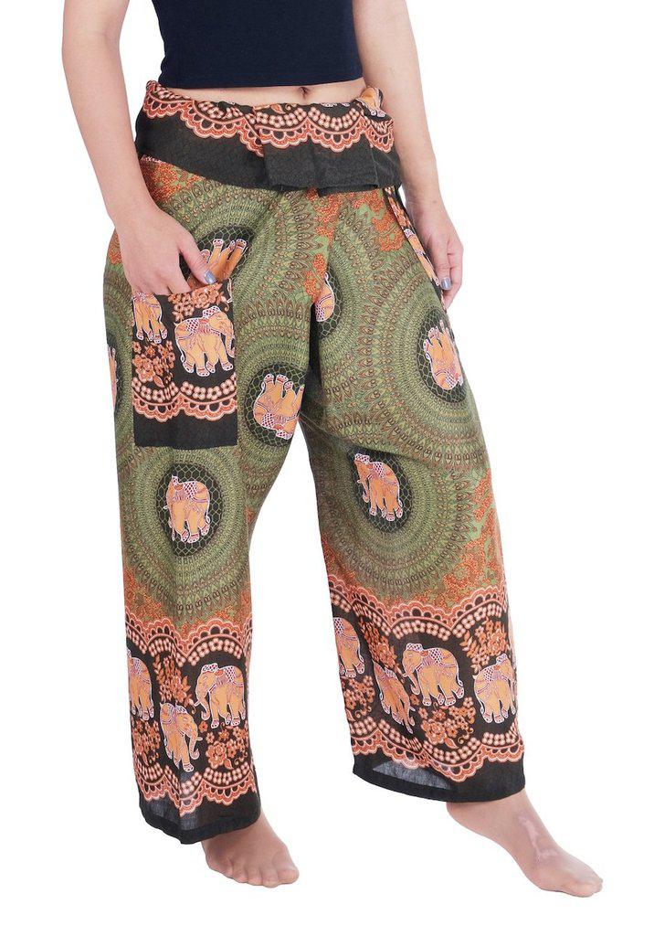 Thai Fisherman Pants Elephant Print - Lannaclothesdesign Shop