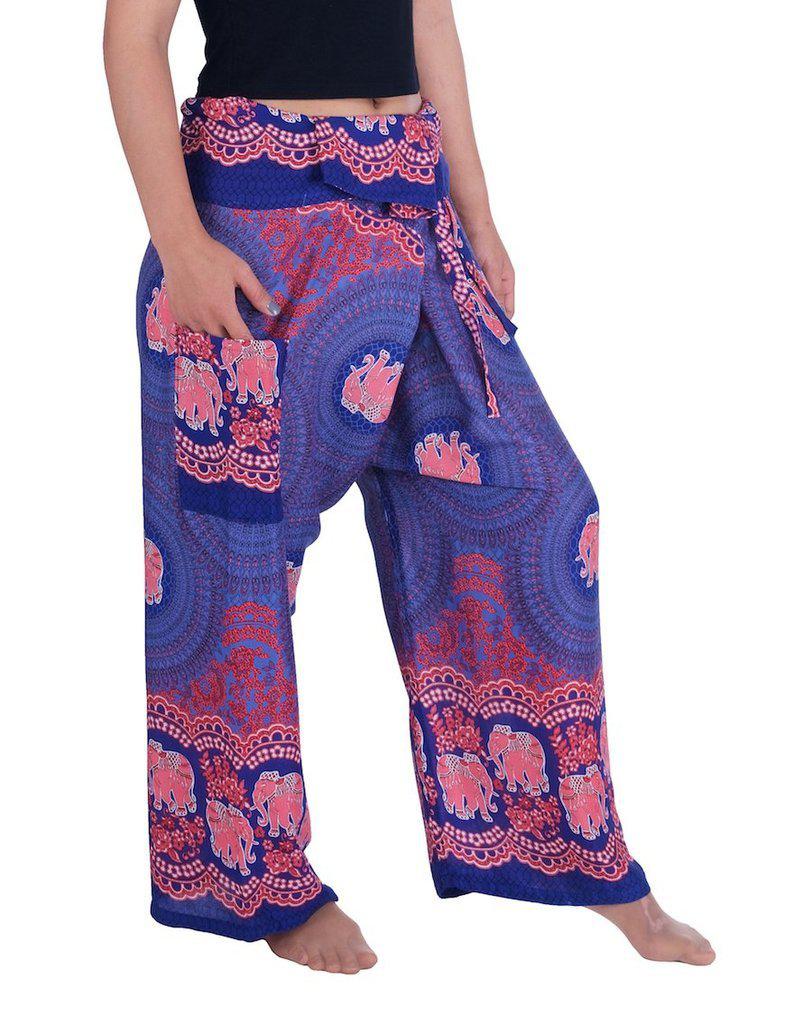 Thai Fisherman Pants Elephant Print - Lannaclothesdesign Shop