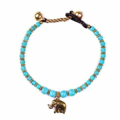 Turquoise Boho Chic Bracelet-Bracelet-Lannaclothesdesign Shop-Lannaclothesdesign Shop