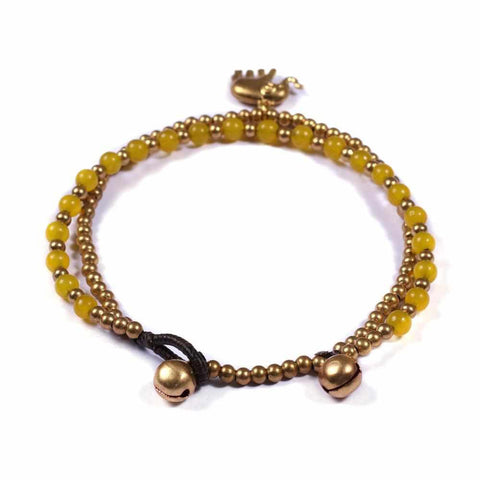 Yellow Agate Bracelet-Bracelet-Lannaclothesdesign Shop-Lannaclothesdesign Shop